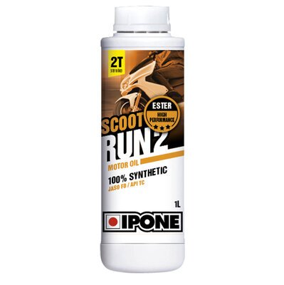 IPONE Scoot Run 2 2T Engine Oil - 1 Litre-accessories and tools-Motomail - New Zealands Motorcycle Superstore