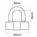 Oxford HD Max Padlock / Disc Lock 14mm