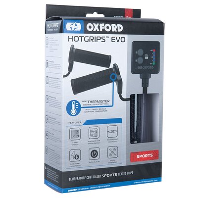 Oxford EVO Sports Hotgrips Heated Grips-latest arrivals-Motomail - New Zealands Motorcycle Superstore