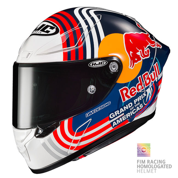 HJC RPHA 1 Redbull Austin GP Helmet