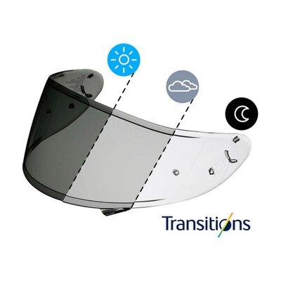 Shoei CWR-F2 Transitions Photochromic Visor-latest arrivals-Motomail - New Zealands Motorcycle Superstore