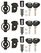 Givi 3 piece security lock sets 