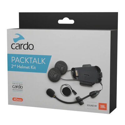 Cardo Packtalk Bold JBL 2nd Helmet Kit-clamp kits-Motomail - New Zealands Motorcycle Superstore