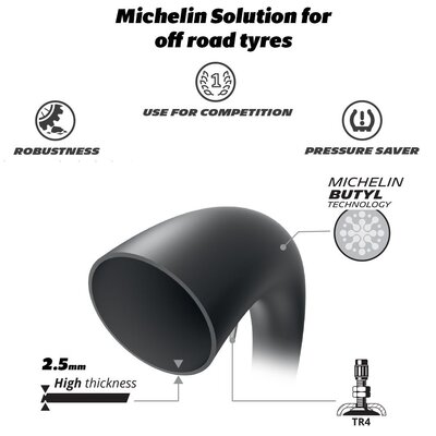 Michelin 2.50-12 (80/100-12) Tube Offroad-michelin-Motomail - New Zealands Motorcycle Superstore