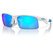 Oakley Capacitor Youth Fit Sunglasses - Polished White Frame with PRIZM Sapphire Lens