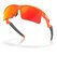 Oakley Capacitor Youth Fit Sunglasses - Matte Neon Orange Frame with PRIZM Ruby Lens