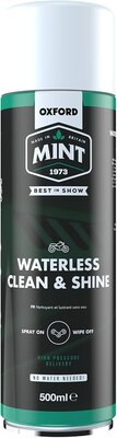 Oxford Mint Waterless Clean & Shine 500ml-bike cleaners-Motomail - New Zealands Motorcycle Superstore