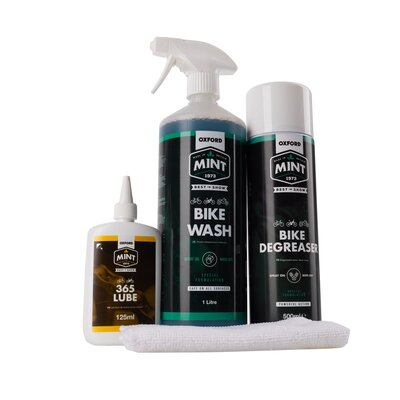 Oxford Mint Clean & Lube Kit for Bicycles-accessories and tools-Motomail - New Zealands Motorcycle Superstore