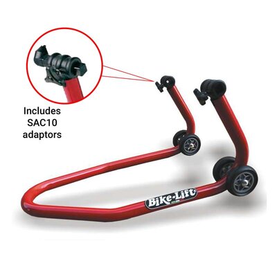 Bike Lift FS10 Front Stand WITH SAC10 UNDERFORK ADAPTORS-stands-Motomail - New Zealands Motorcycle Superstore