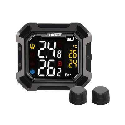 Chigee G3 External Sensor Tyre Pressure Monitor-accessories and tools-Motomail - New Zealands Motorcycle Superstore